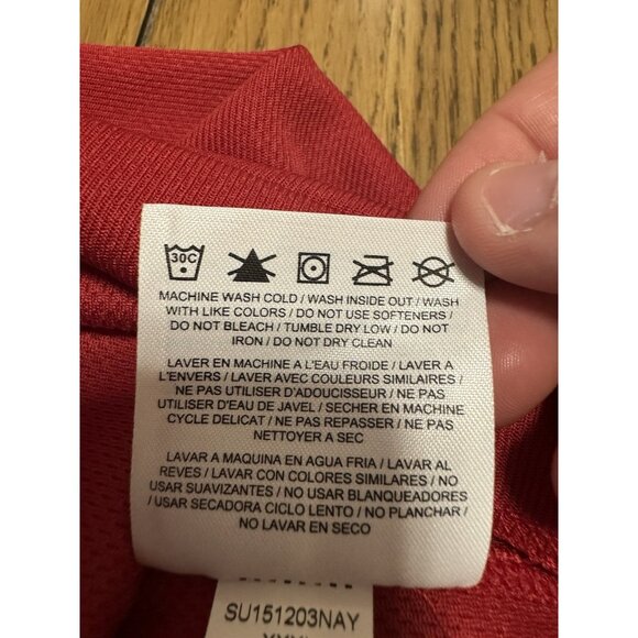 Nike Polo Shirt Men Size 3XL Red Golf Dri Fit Polyester Athleisure Rams LOGO NWT - Picture 9 of 16